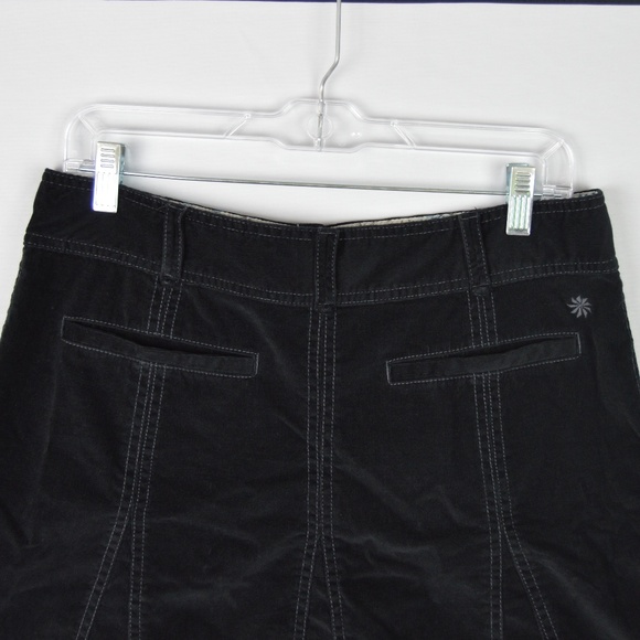 Athleta Petites 10P Black Whenever Corduroy Skirt - Picture 6 of 8
